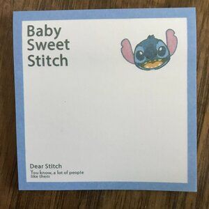 Baby Sweet Stitch Sticky Notes